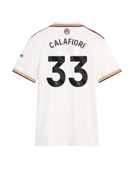 Zenske Futbalové oblečenie Arsenal Riccardo Calafiori #33 2025-26 Krátky Rukáv - Tretina Zenske Futbalové oblečenie Arsenal Riccardo Calafiori #33 2025-26 Krátky Rukáv - Tretina